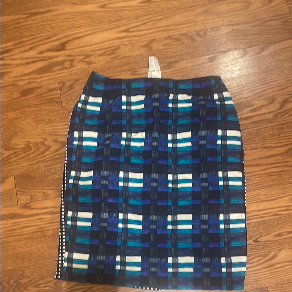 Blue Plaid Women's Skirt